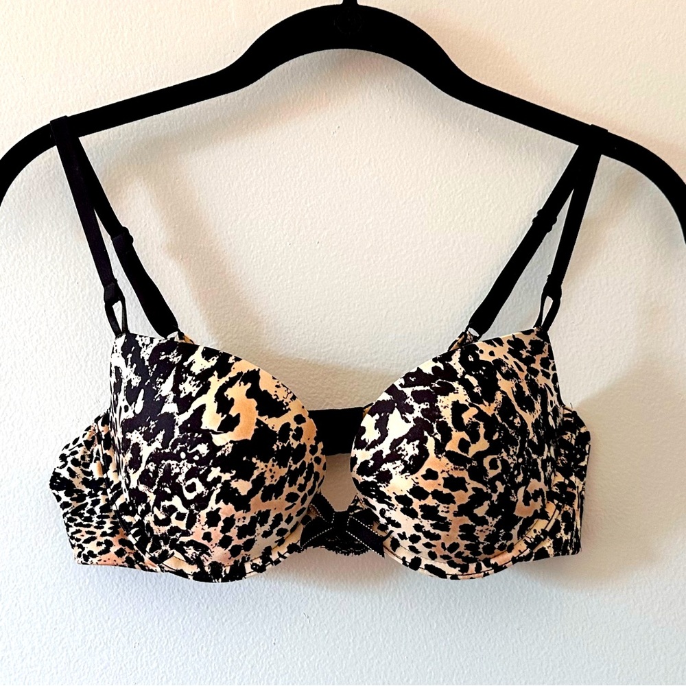 MAIDENFORM | animal print push up bra